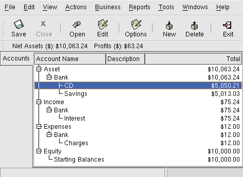 Setup Interest Investment