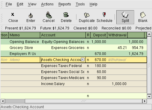 How split headings change