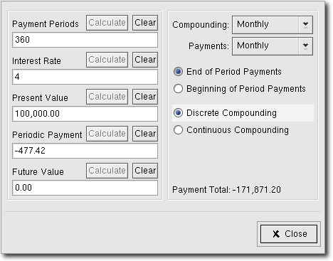 Financial Calculator